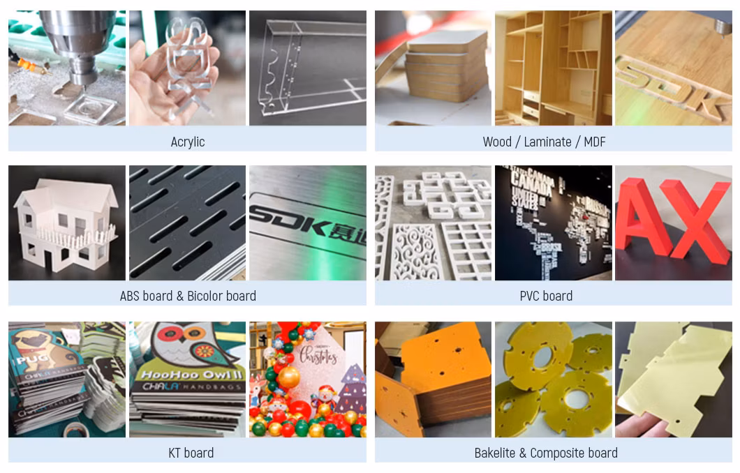 Wood/Woodworking Engraving/Craving 3 Axis 1325/1530/2030/2040 3D Milling and Cutting CNC Router Machine for Acrylic MDF PVC Furniture Cabinet