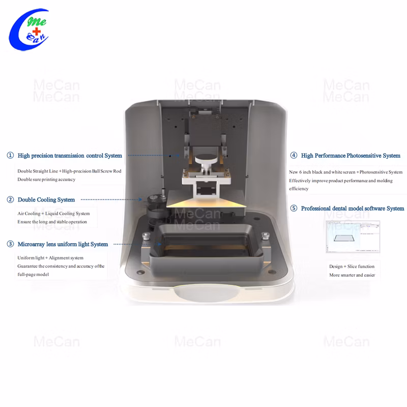 High Precision Portable Chairside 3D Printer for Dental