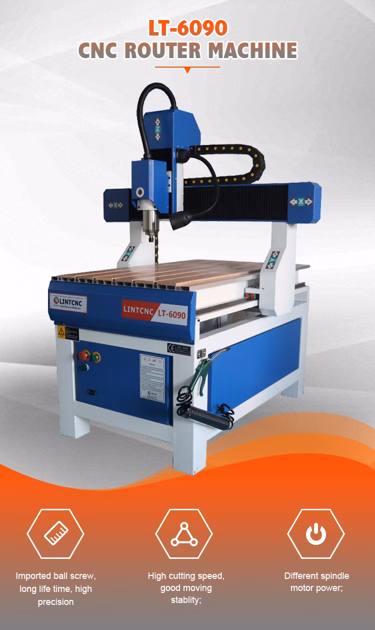 Aluminum CNC Printer Machine for Copper Aluminum 6090 From 4axis 3 Axis CNC Machine 3D Making Machine 3D Router 37 Wood Metal