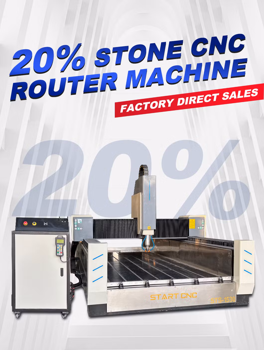 CNC Router Marble Machine Stone Cutting Machine for Sale