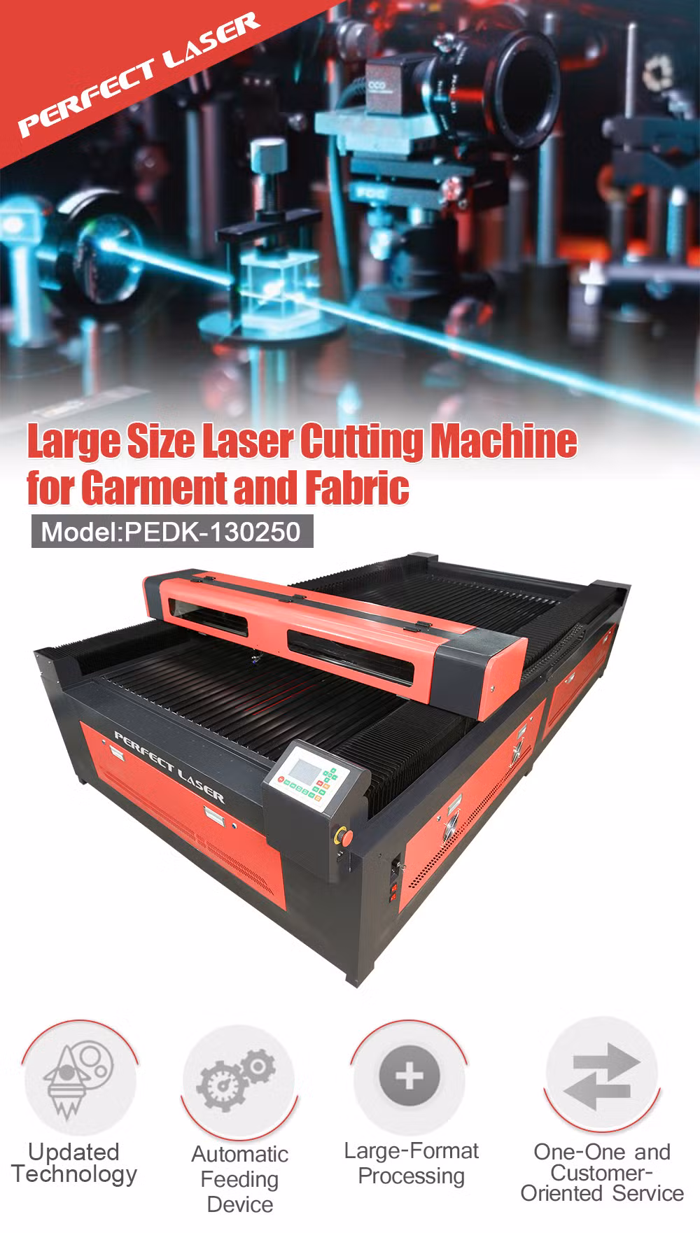 Plastic/Acrylic/Wood/MDF CO2 CNC Laser Cutting Machine Cutting CNC Laser