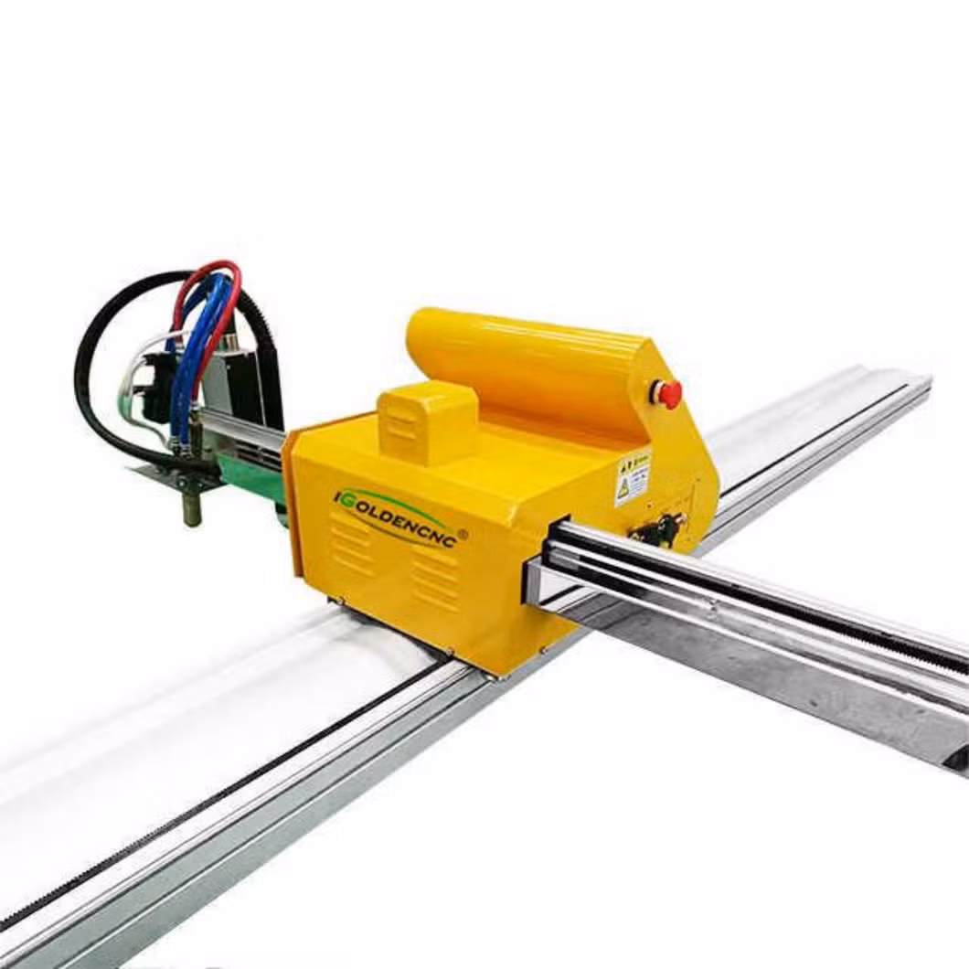Portable Cantilever CNC Plasma and Gas Fuel Flame Cutting Machine for Rapid Metal Sheet Fabrication Processing