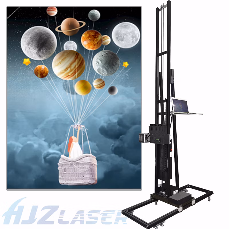 Zeescape Wall Printer Robot Printing Machine 3D Effect Street Graffiti Background Ground