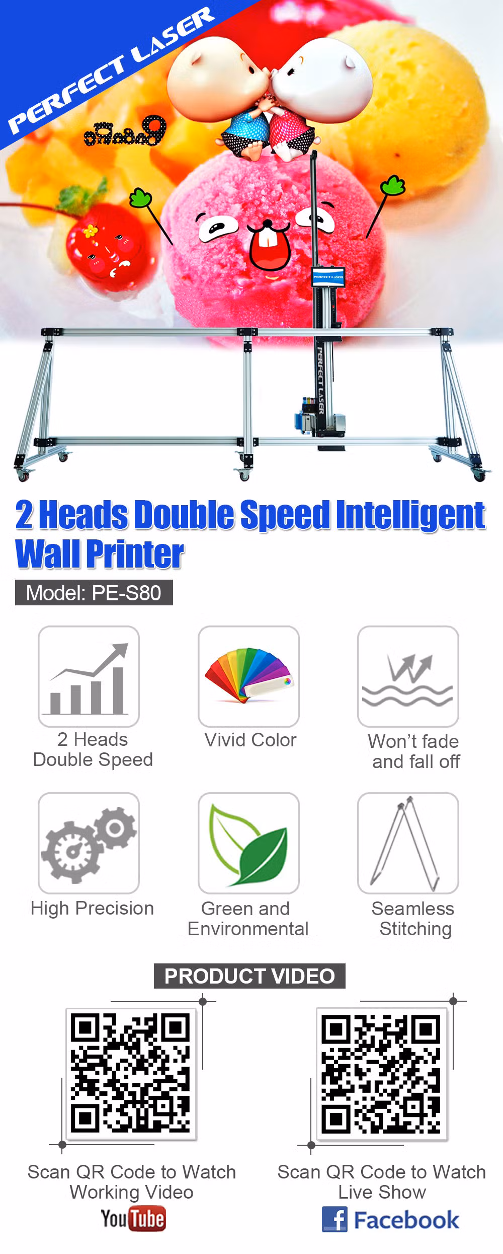 Wuhan Special Home Wall Decoration 3D Direct to Wall Inkjet Printer