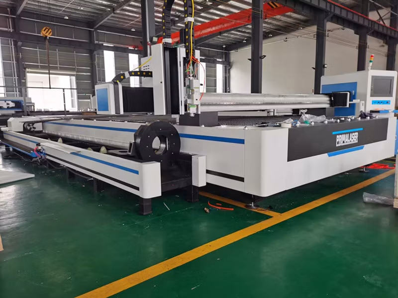 Primapress 1kw 1.5W 2kw 3kw CNC Hydraulic Fiber Laser Cutting Machine for Metal Engraving