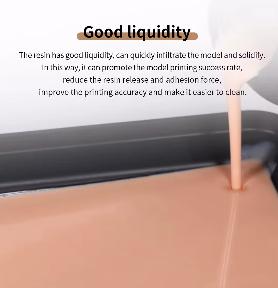 Creality- Pionext Removable Die Model Resin Pn-Rd, Dental Mold Material Rigid UV Resin, High Quality 3D LCD Printer Mould