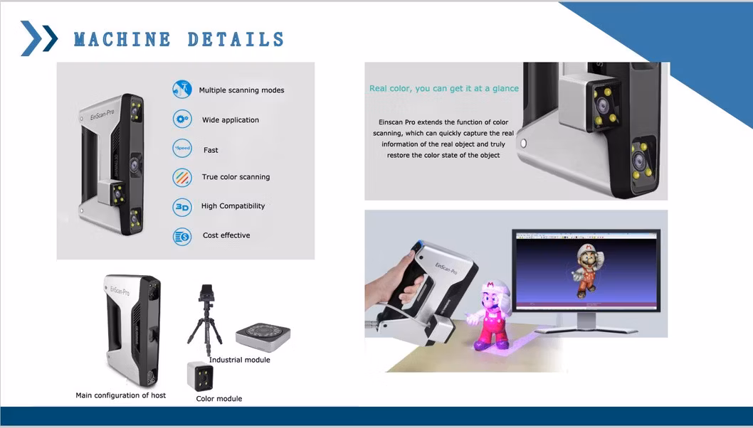 China Factory Price CNC 3D Laser Scanner Router Shinning 3D Body Scanner for 3D Printer