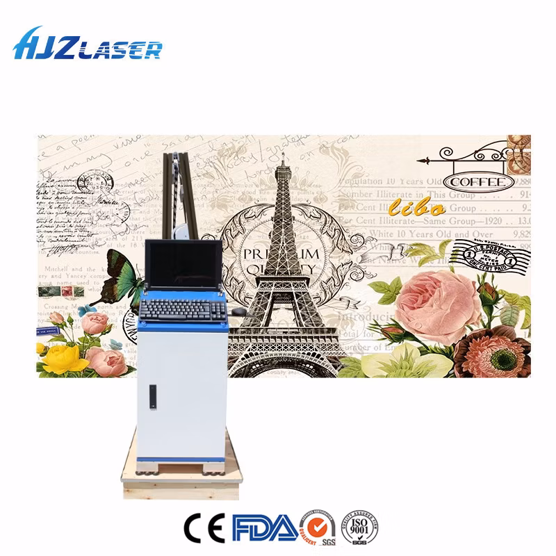3D Vertical Wall Printer Wall Pen Machine for Woo Glass Leather Metal