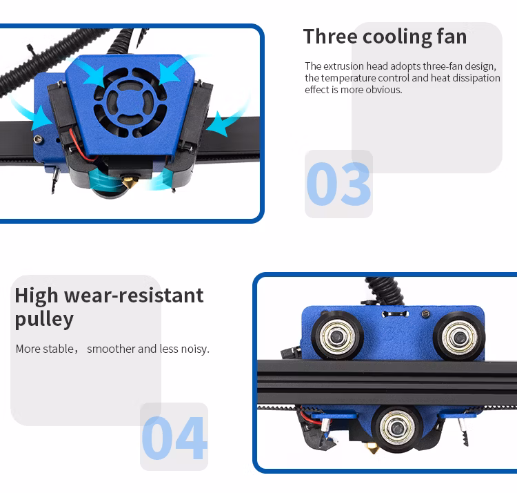 High-Precision Large-Size Fast Installation DIY Kit Fdm 3D Printer Printing Size 300*300*400mm