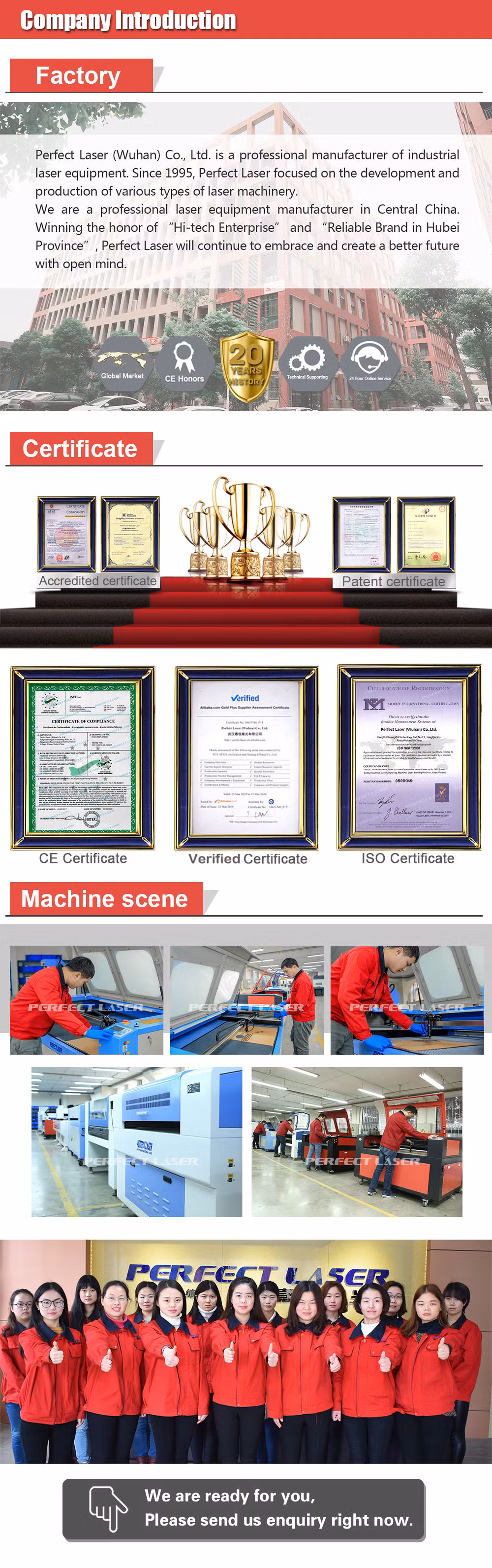Plastic/Acrylic/Wood/MDF CO2 CNC Laser Cutting Machine Cutting CNC Laser