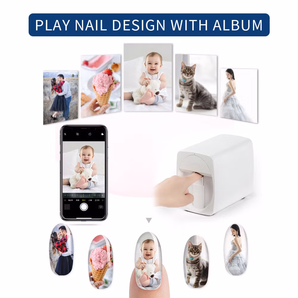 O2nails V11 Nail Printer 2022 Hot Sell Portable Nails Printer 3D Digital Art Machine Price Printer