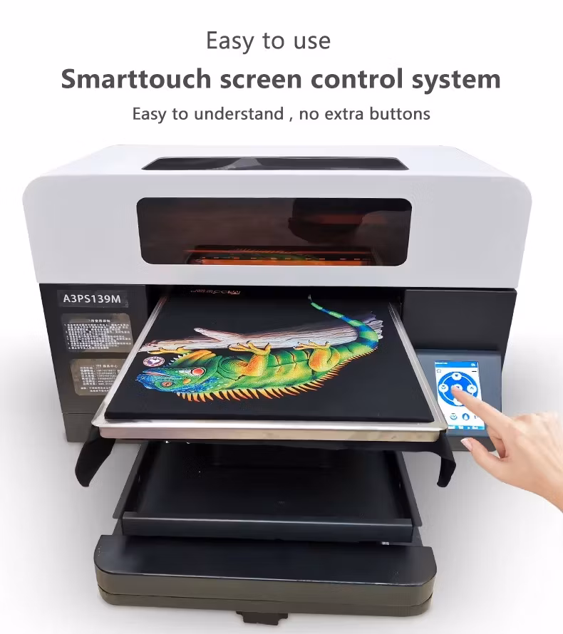 3D All Printing One Industrial Shirt T T-Shirt High Inkjet A1 Printers 30cm in Free Shipping DTG Dtf Printer