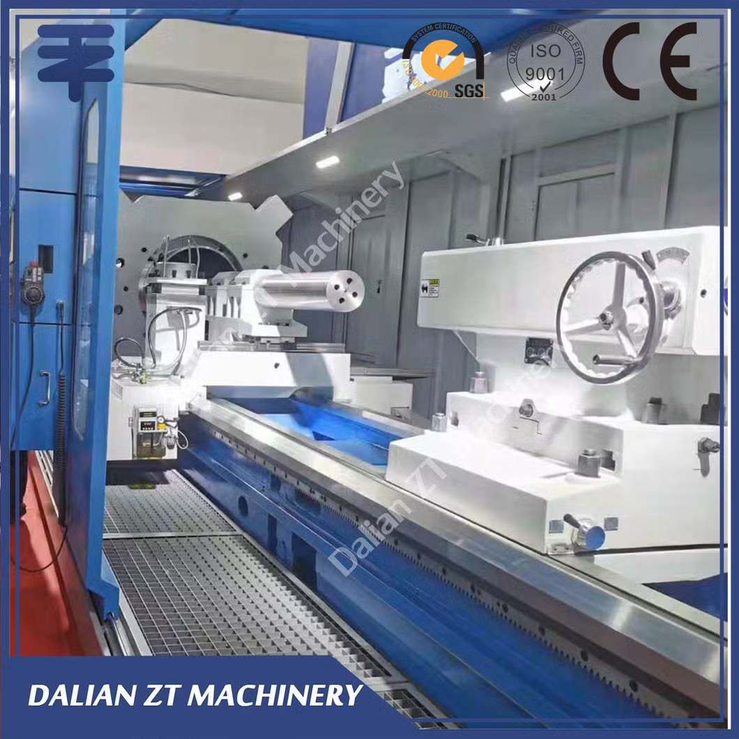 Large Heavy Strong 3 Guideway Horizontal Roll CNC Turning Lathe Manufacturer for Steel Plant