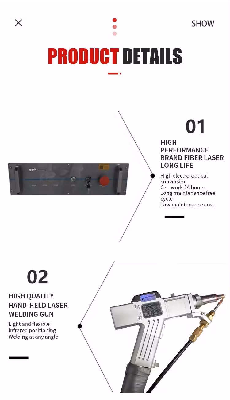 CNC Group Lowest Price 1000W Handheld 3 in 1 Laser Welding Cleaning Cutting Machine