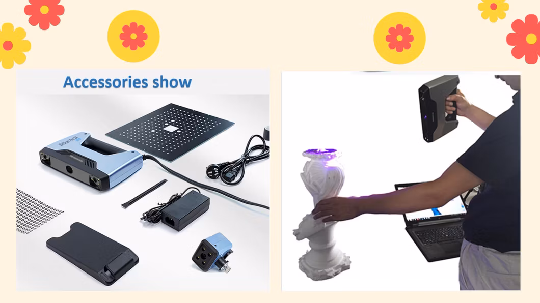 3D Scanner for CNC Machine, Reverse Engineering, 3D Printer Use 3D Scanner