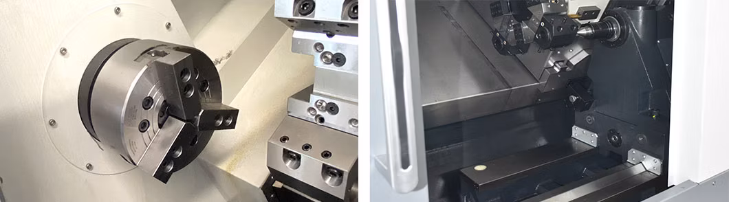 Tck50 CNC Lathe Can Be Equipped with System, High Metal Processing Efficiency
