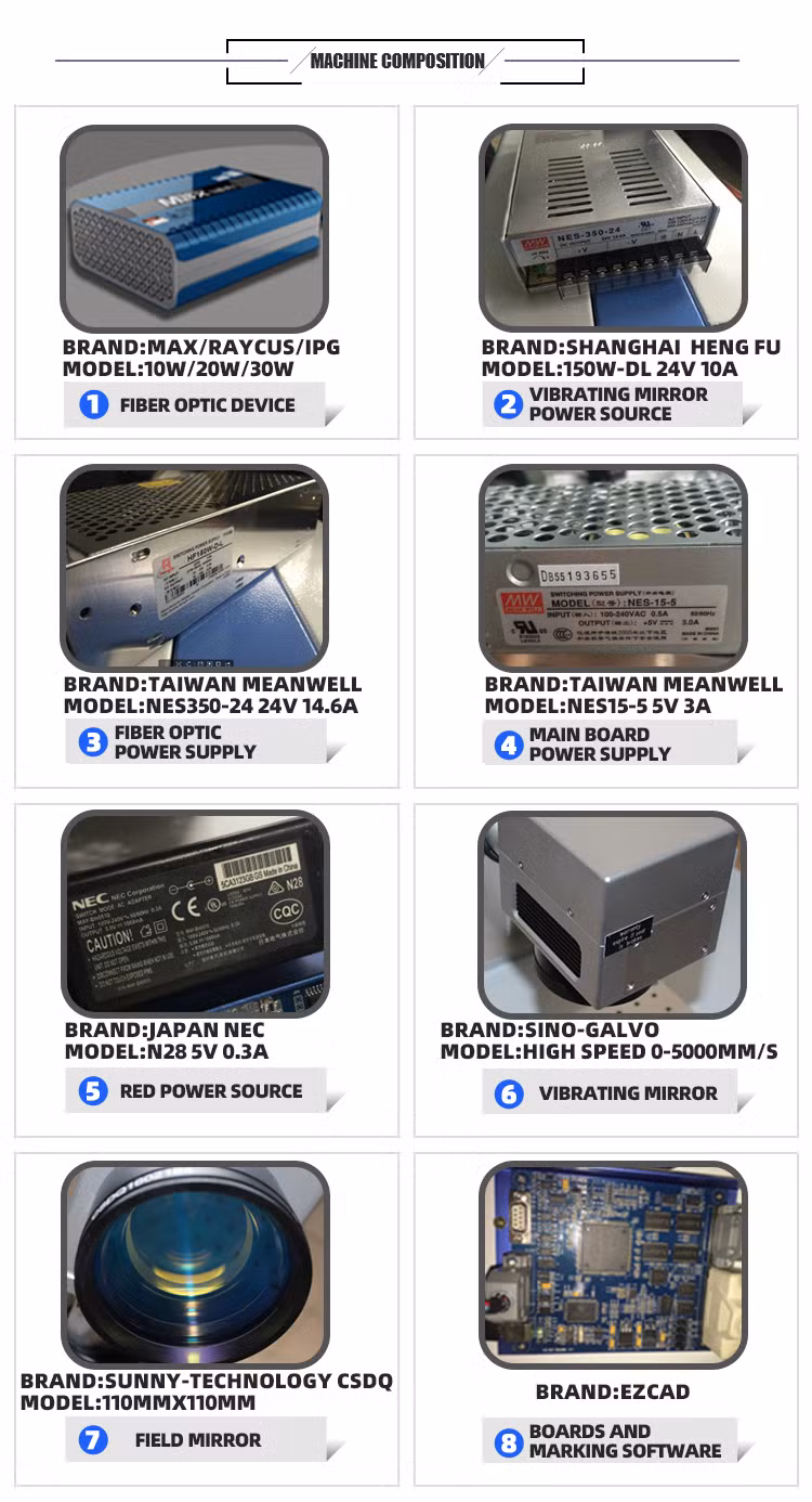 Mini Desktop 20W 30W 50W Laser Marking Machine CO2 Laser CNC for Small Business Machines