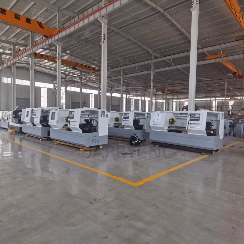 Ck6150 Lathe Machine CNC Heavy CNC Lathe Machine High Precision High Speed Multifunctional Metal Machine Flat Bed CNC Lathe