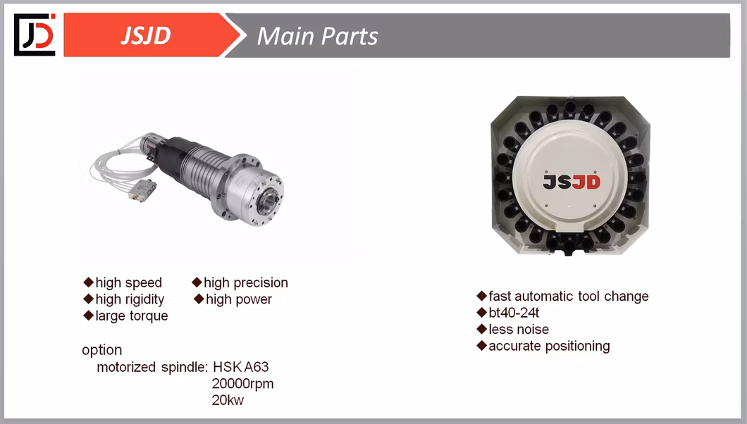 High Precision V-855 CNC Machine Tool Metal 3 Axis Vertical Milling Machine