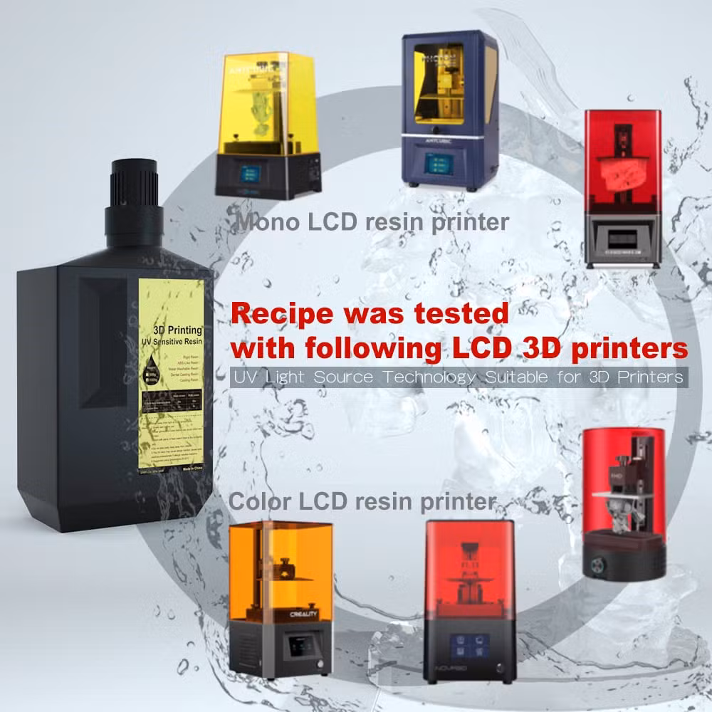New Formula Version High Quality Low Price DLP/LCD UV Curing 405nm 3D Printers Standard Resin