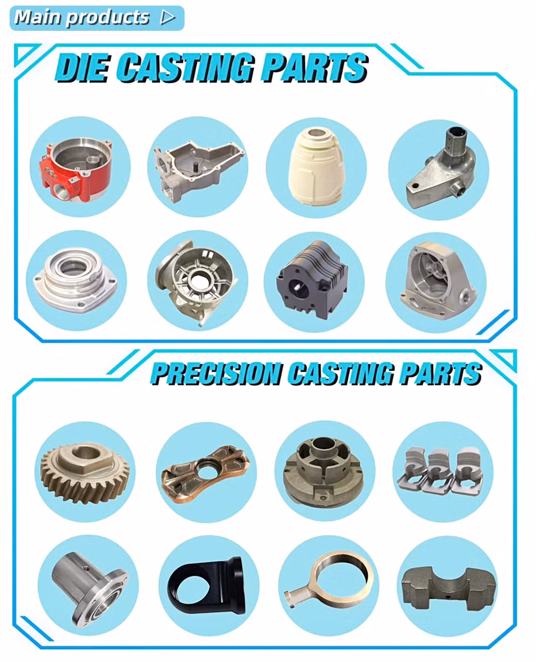 OEM CNC Machining Alloy Steel Iron Aluninuim Metal Die Investment Lost Wax Precision Casting