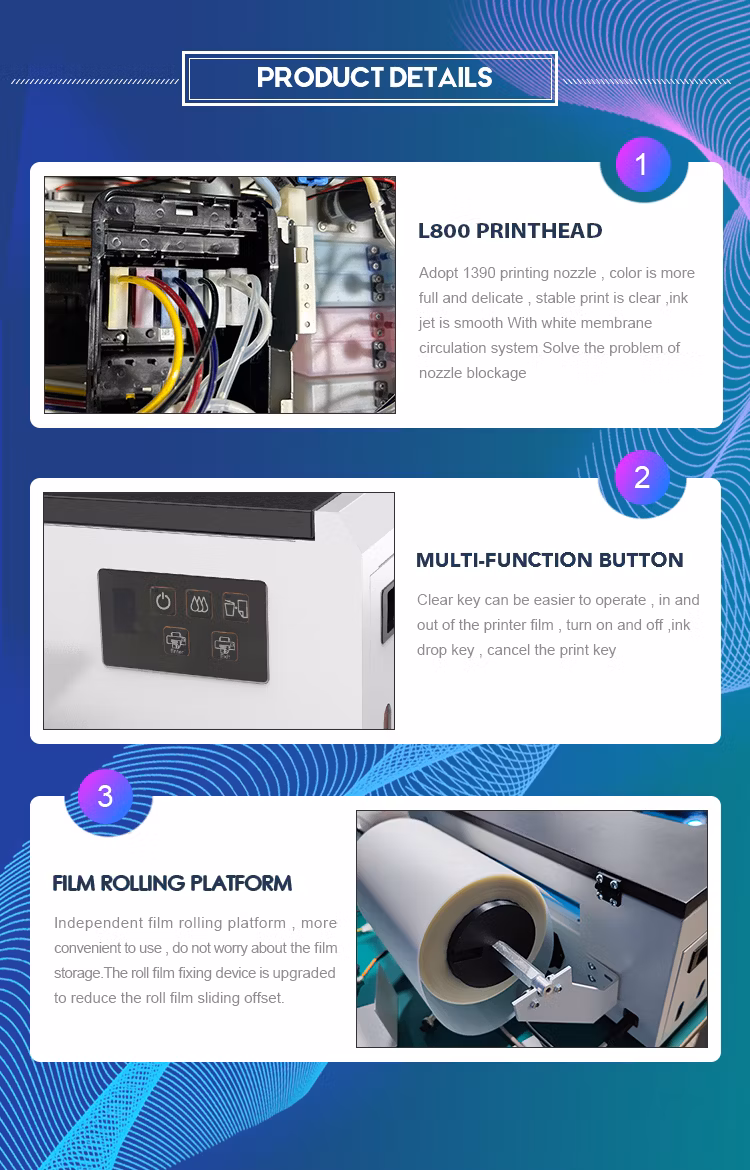 Erasmart A4 L805 L800 Head Desktop 3D Printer Digital Textile Printer A4 Dtf Printer Tshirt Printing Machine for Print Shop
