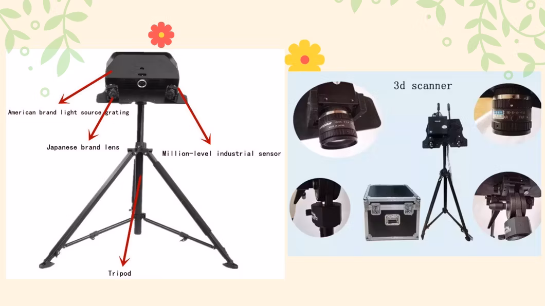 3D Scanner for CNC Machine, Reverse Engineering, 3D Printer Use 3D Scanner