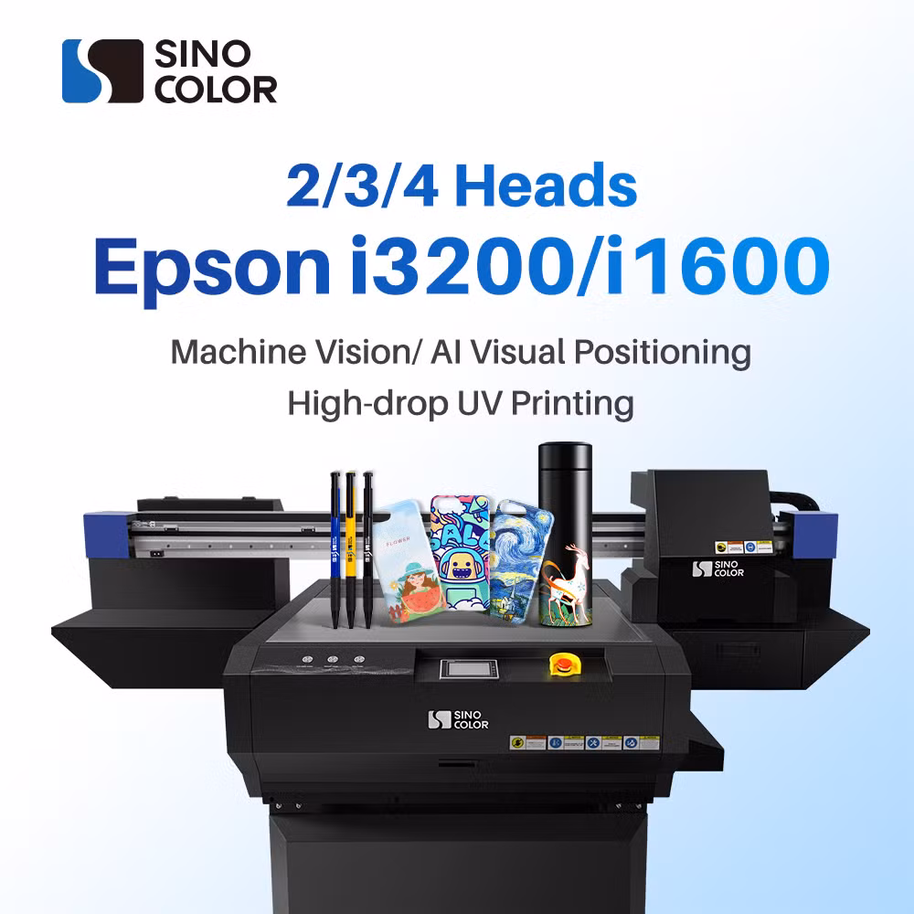 Professional A3 A2 Official I3200-U1 HD Head 2400dpi Varnish Available 3D Effect Label Sticker Ab Film Printing UV Dtf Printer