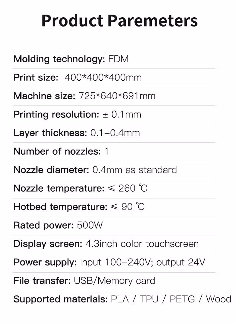Home DIY 3D Printer Large Print Size Cr 6 Max