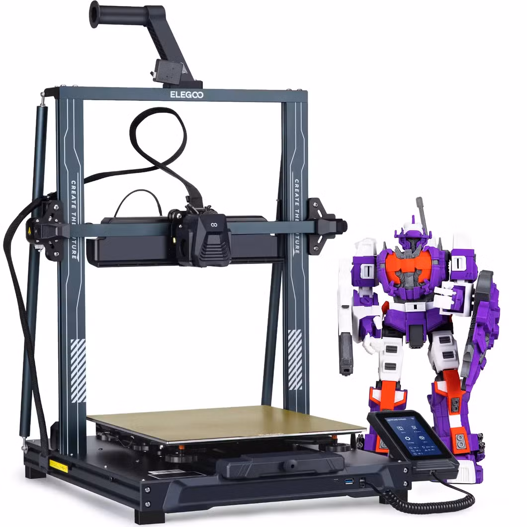 Elegoo Wholesale Neptune 4 Plus Auto Leveling Large Print Size 320 320*385mm Fast 500mm/S Industrial Desktop Fdm 3D Printer