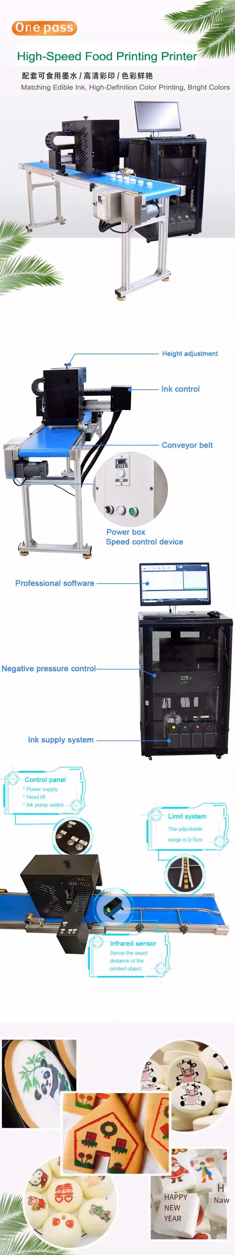 Factory Energy Saving 3D Candy Printer Food Printer Cake Printing Machine