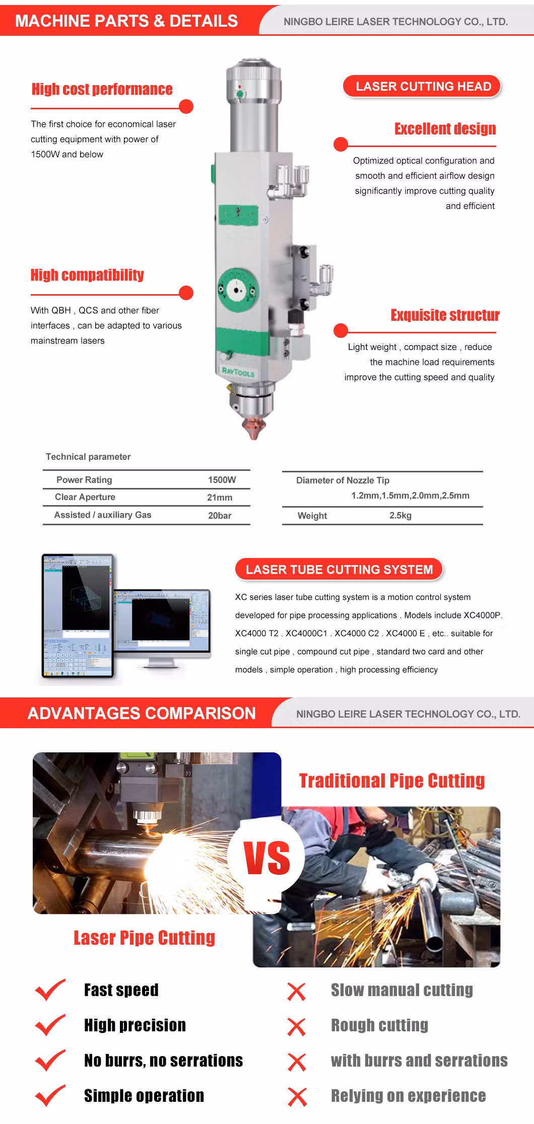 High Precision Semi-Automatic Three-Dimensional CNC 3D Fiber Laser Cutter Pipe Cutting Machine for Metal Quare /Oval/Round Tube