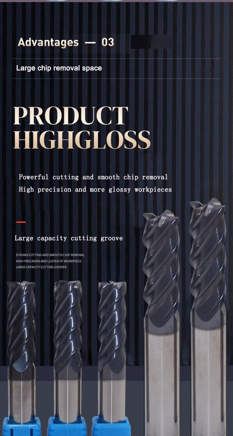 Milling Cutter CNC Machining Tools Set for Milling Parts Processing Service