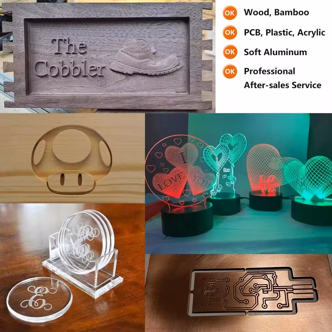 10W Portable Photo Wood Metal Acrylic Printer CNC DIY 3D Mini Laser Engraving Cutting Machine