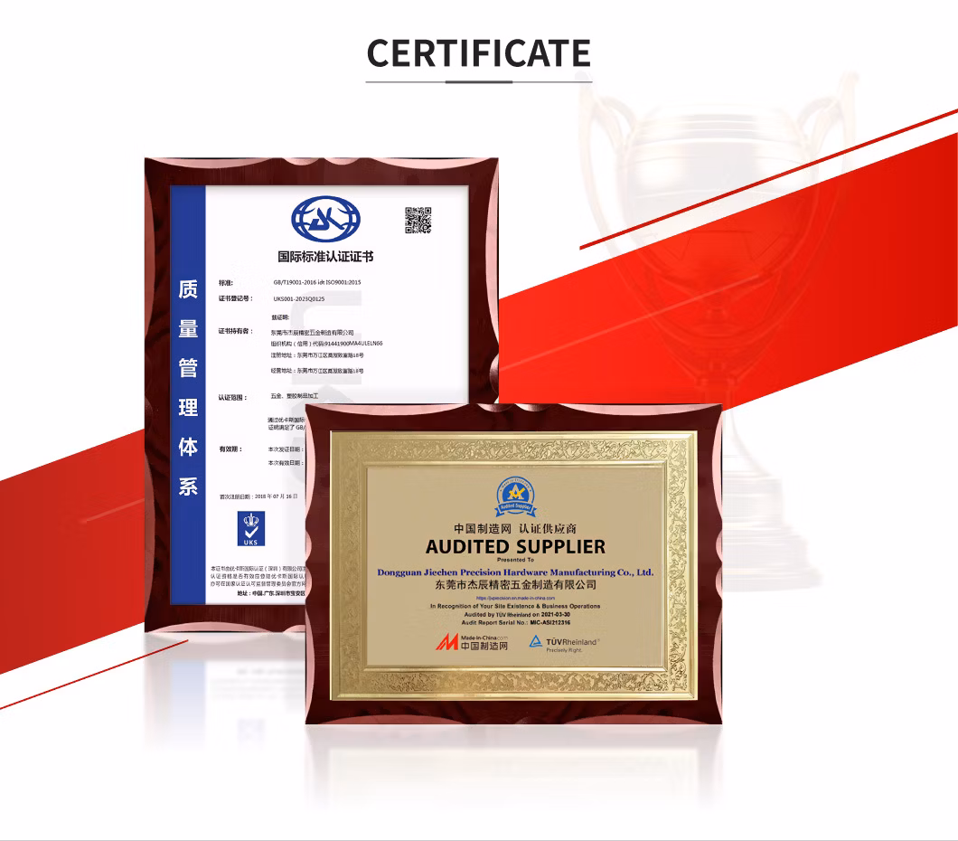 ISO Certified Manufacturer CNC Custom Machining Aluminum Stainless Steel Parts