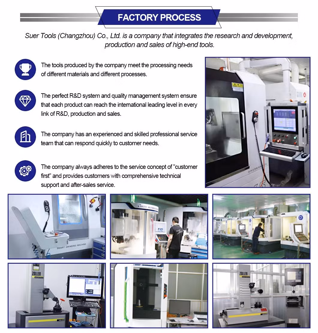 Fabricado En China High-Speed Alloy CNC Milling Tool Cutter for Aluminum