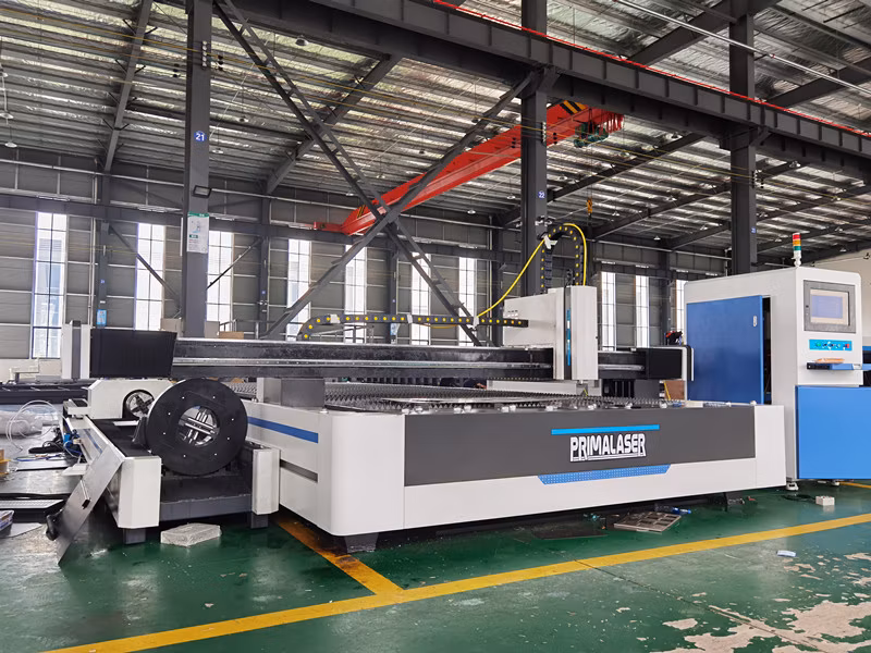 Primapress 1kw 1.5W 2kw 3kw CNC Hydraulic Fiber Laser Cutting Machine for Metal Engraving