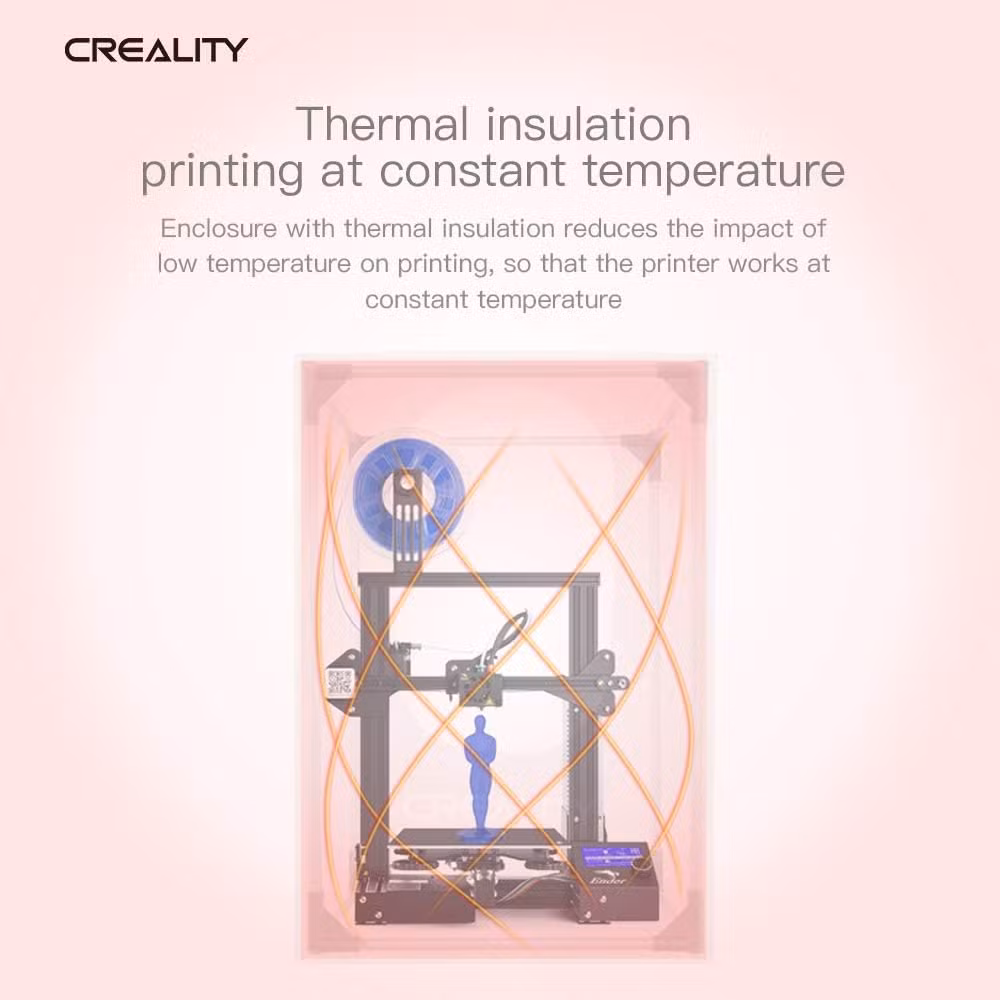3D Printer Large Enclosure Room for Ender 3 Series /Ender5 Series, Printer Covers Constant Temperature Soundproof Heating Tent