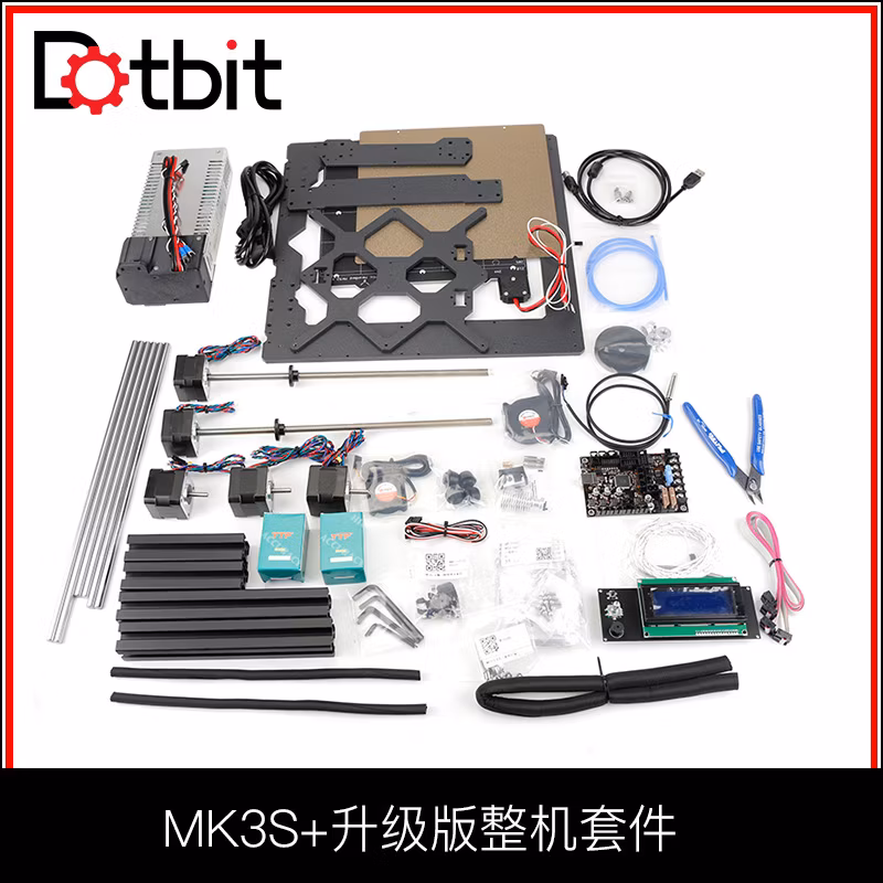 Wholesale 3D Printers Prusa I3 Mk3s MK3/Mk3s+Pei Double-Sided Powder Steel Plate Upgraded Package Full Kit with Aluminum Alloy Frame 3D Printers