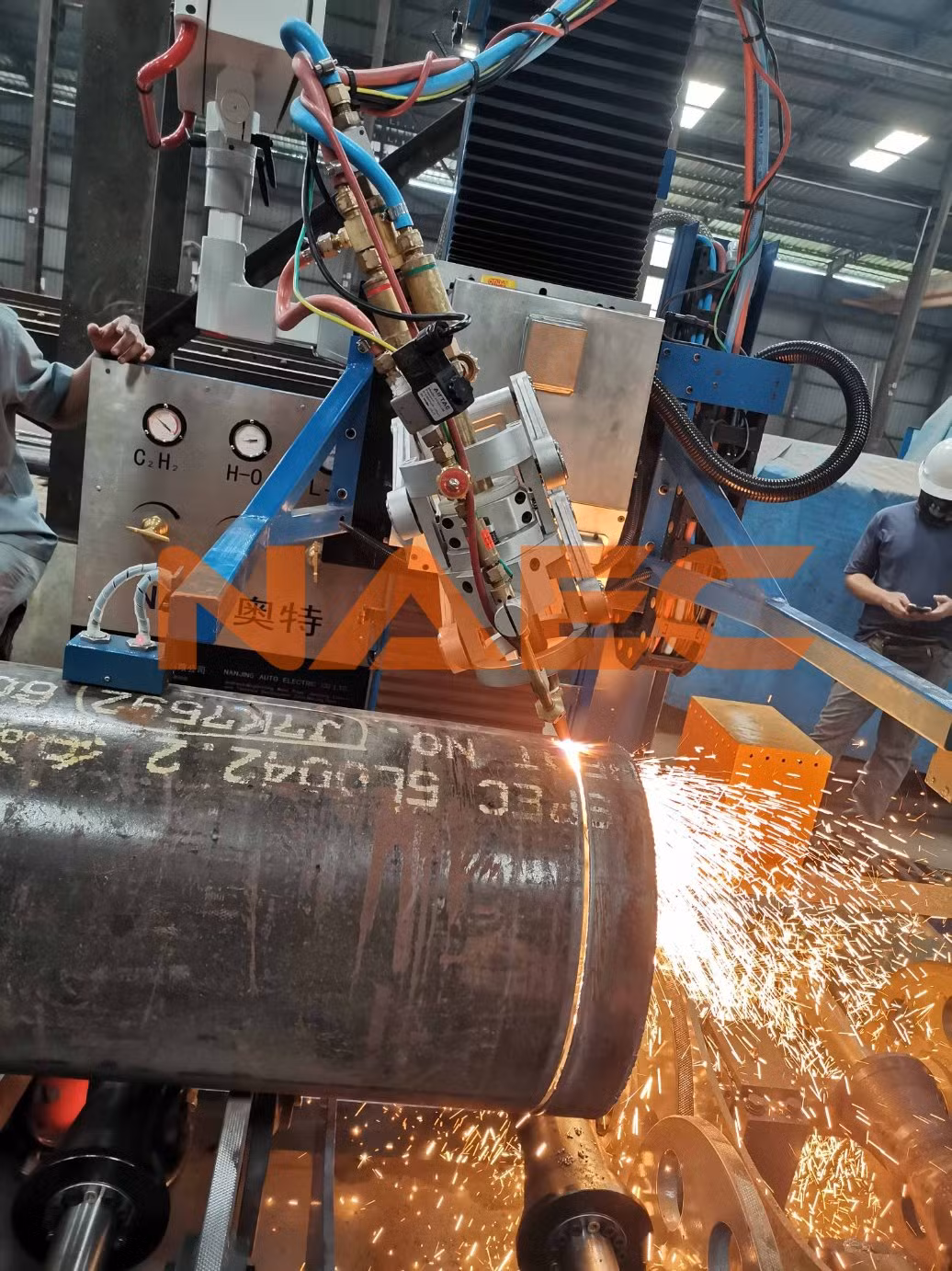 Five Axis CNC Flame/Plasma Pipe Cutting and Profiling Machine