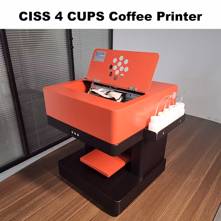 Commercial 3D Coffee Photo Printer Machine Small Body Coffee Food Printer for Sale
