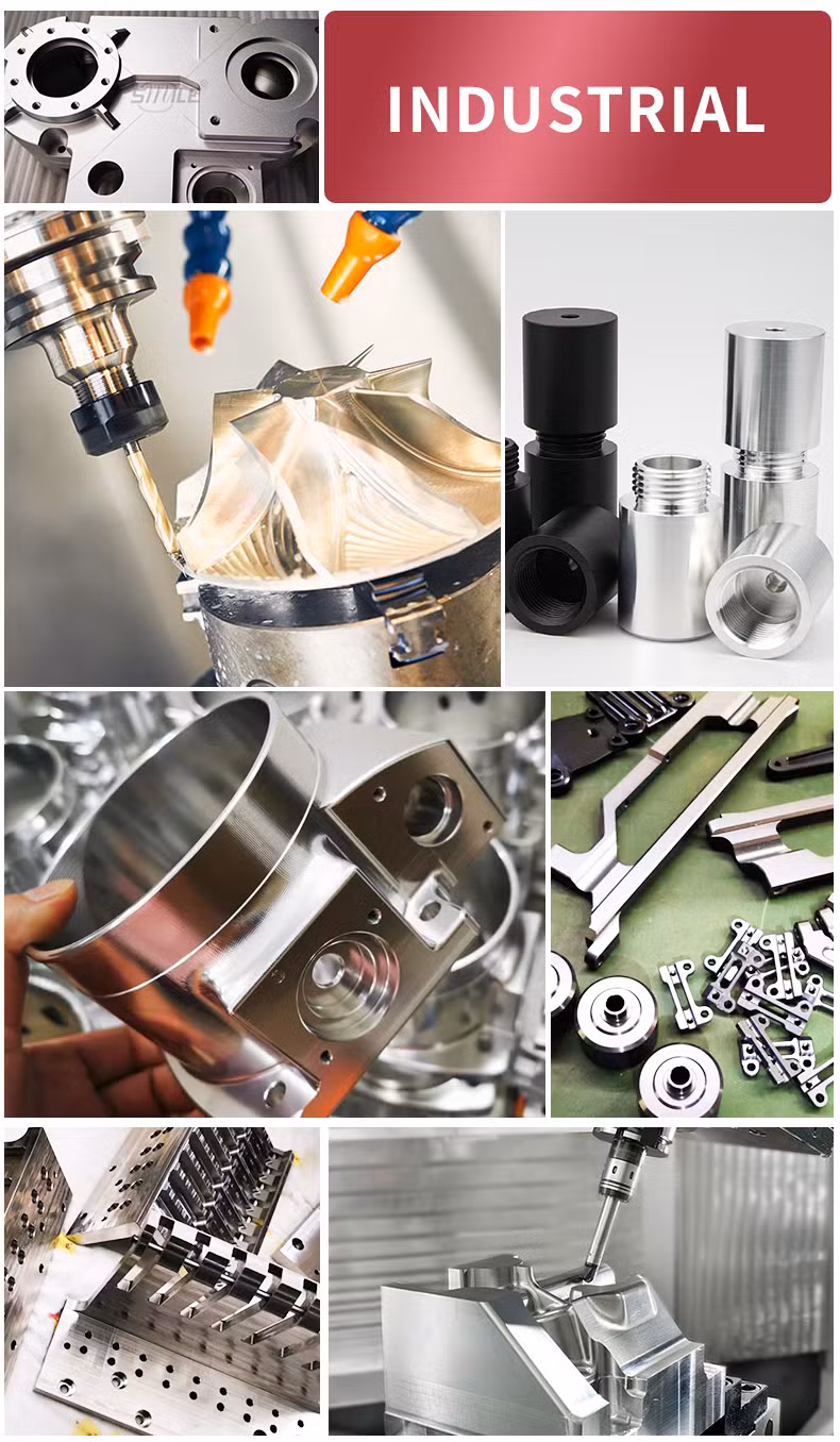 Smile Custom Made Metal CNC Aluminum Service Turned Parts CNC Aluminum Machined Turning Milling Machining Parts