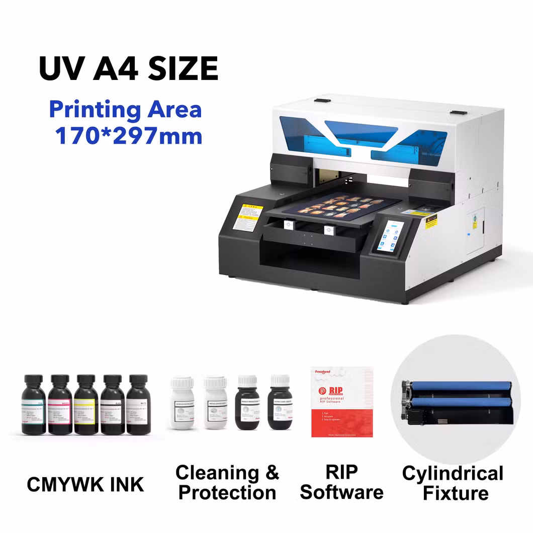 Impresora 3D Mini Best A3 A4 R1390 UV Flatbed Printer for Phone Case Glass Printing