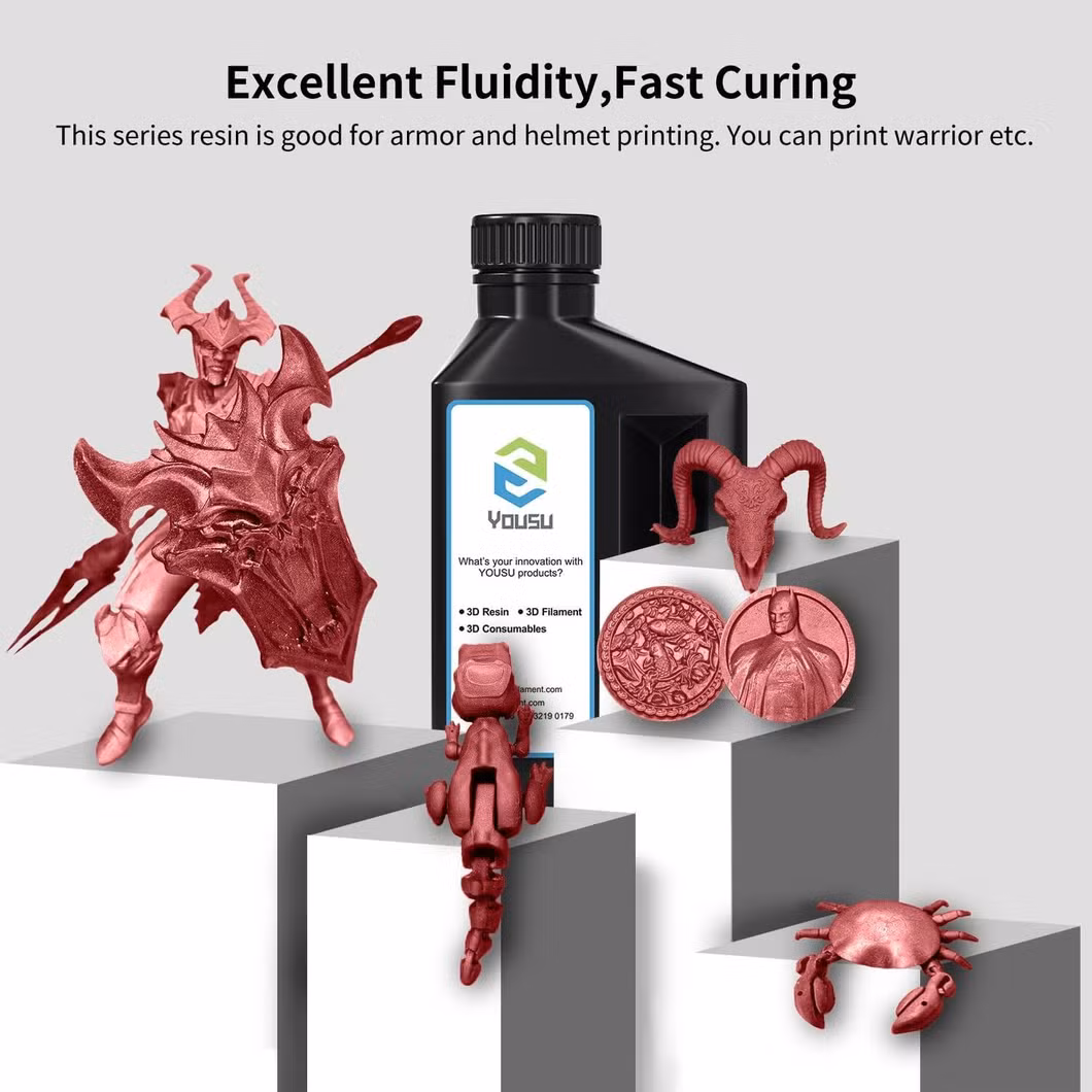 Factory Price Yousu 3D New High Performance Metalic Gold 3D Printers UV Sensitive Resin