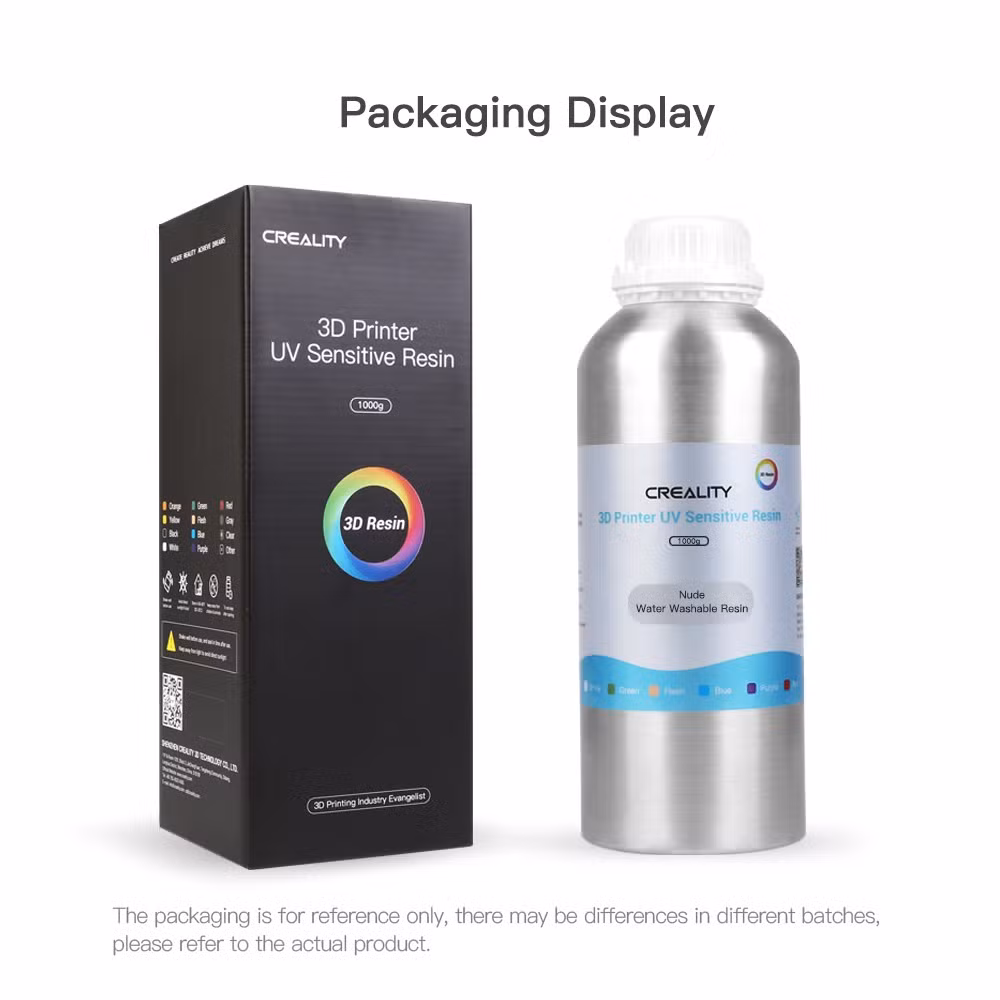 Water Washable UV Resin Easy Cleaning 3D Printer Resin SLA LCD DLP Easy Cleaning 3D Printer Resin