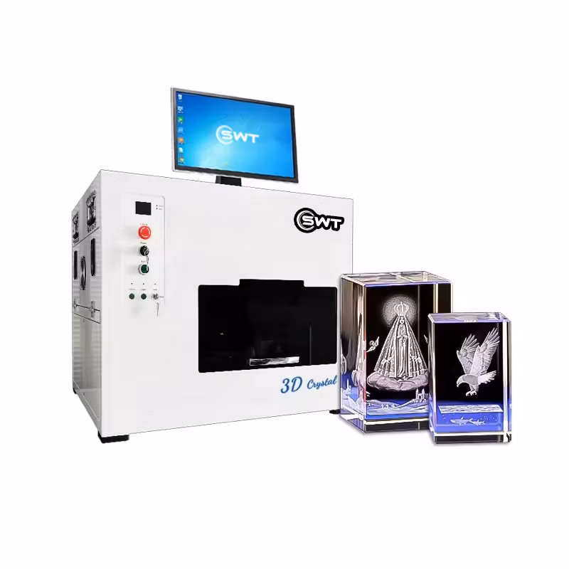 Swt Desktop CNC 2D 3D Subsurface Cube Glass Photo Crystal Laser Inner Engraved Engraver Engraving Printer