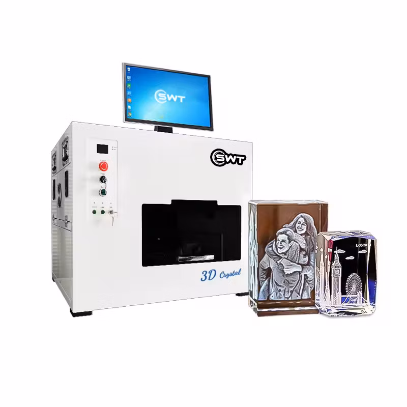 Swt Desktop CNC 2D 3D Subsurface Cube Glass Photo Crystal Laser Inner Engraved Engraver Engraving Printer
