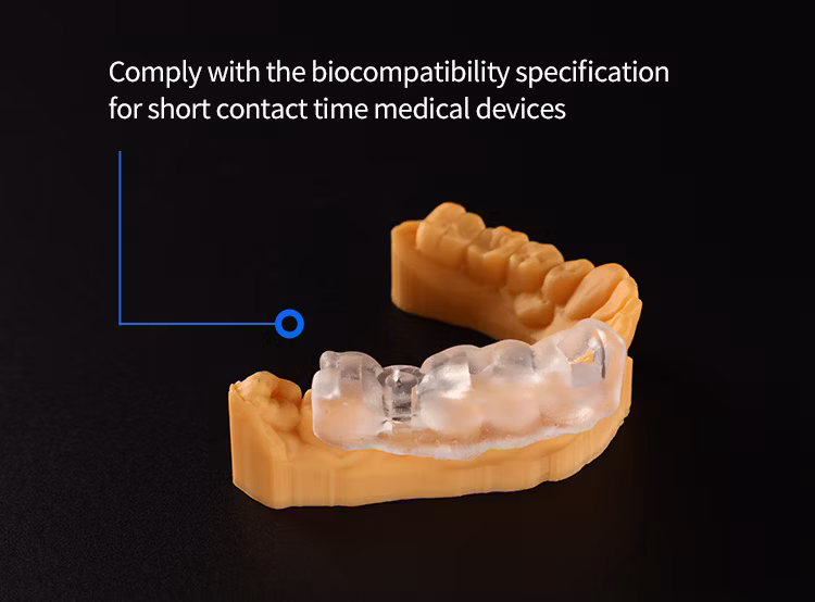 Leyi Biocompatible Dental Surgical Guide High Precision Transparent Low Odor Hard Not Brittle Class 3D Printer UV Resin