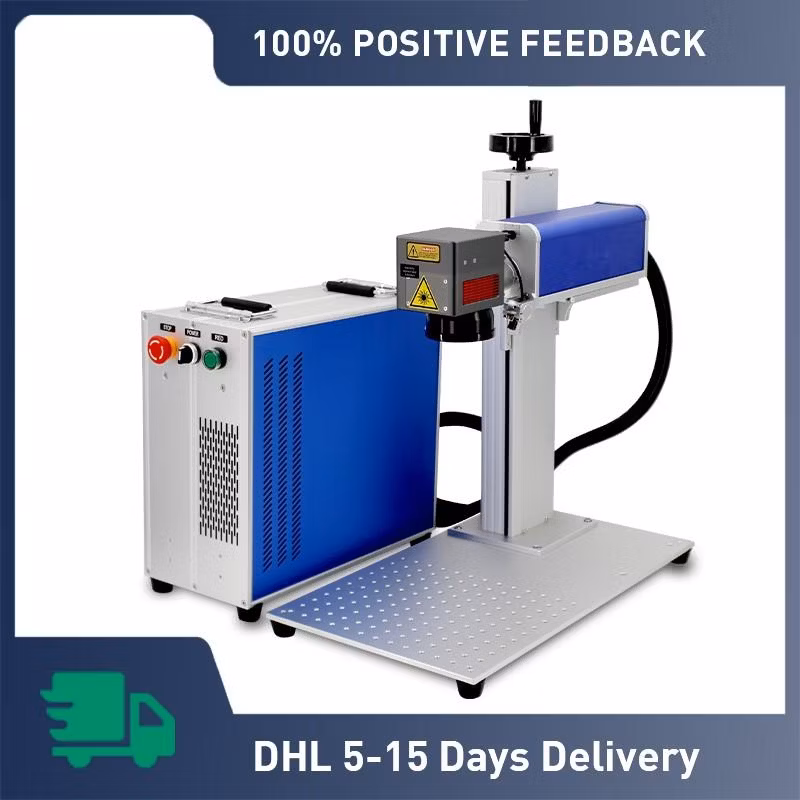 Portable Type CNC Desktop Raycus Fiber Laser Marking Price for Metal and Non-Metal Materials Engraving