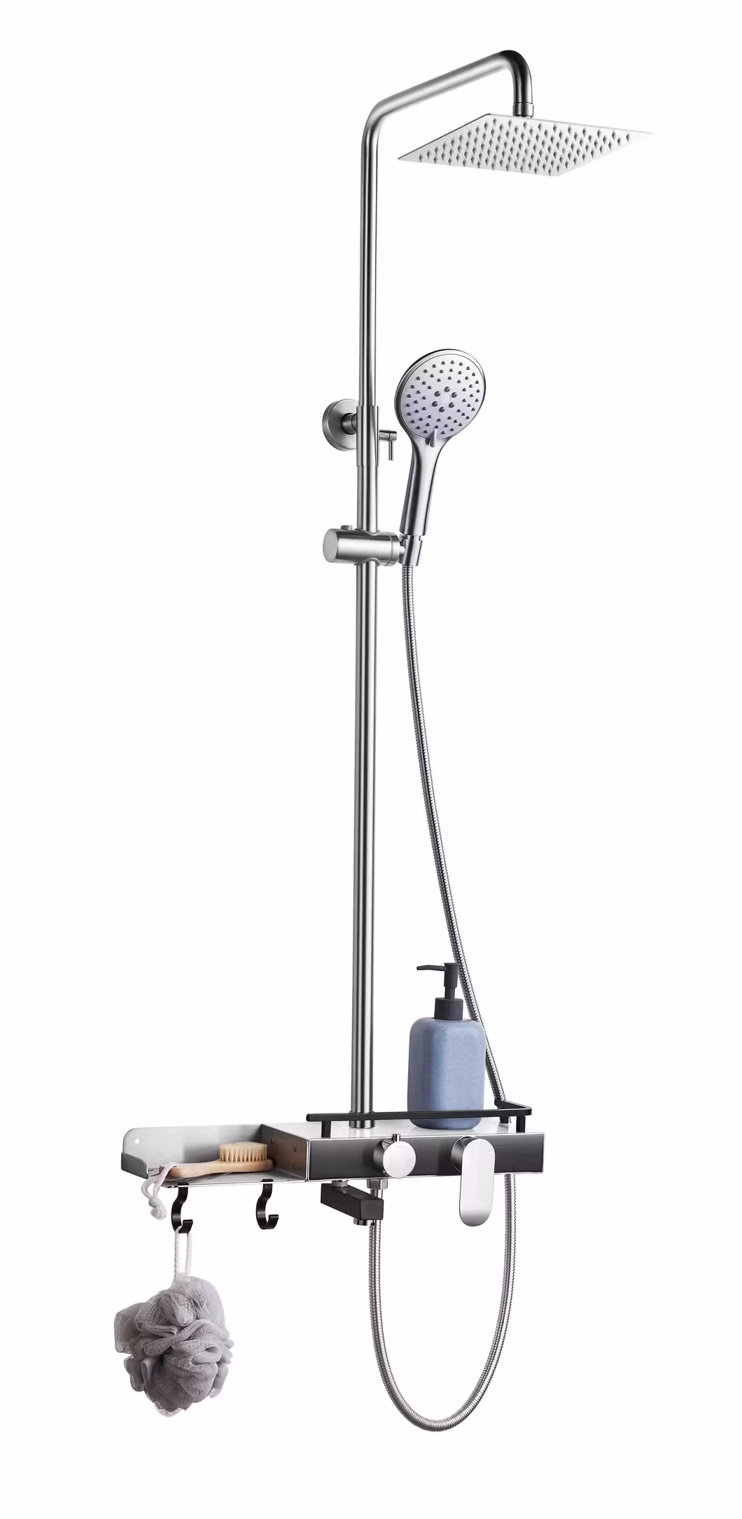 Bathroom Shower Head Rain Shower Set 9004 OEM Customized CNC Machining Stainless Steel Supplier of Car/Auto Spare /Motor/Pump/Engine